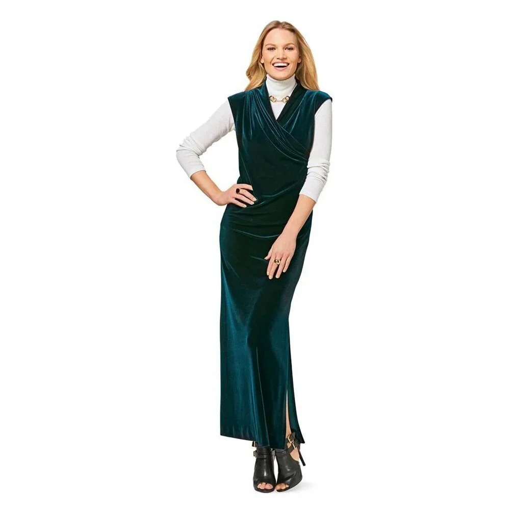 Burda Sewing Pattern 6455 Wrap Dress Misses Size 8-20